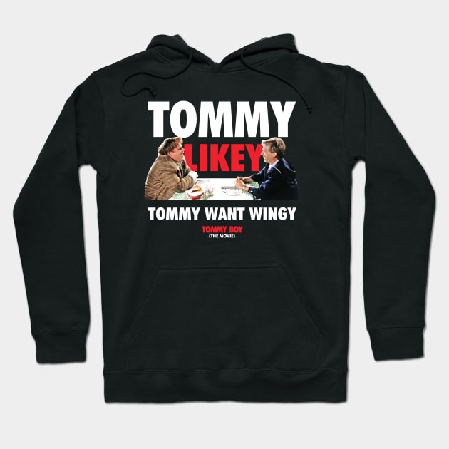 Tommy Boy - Tommy Likey Hoodie by Hoang Bich